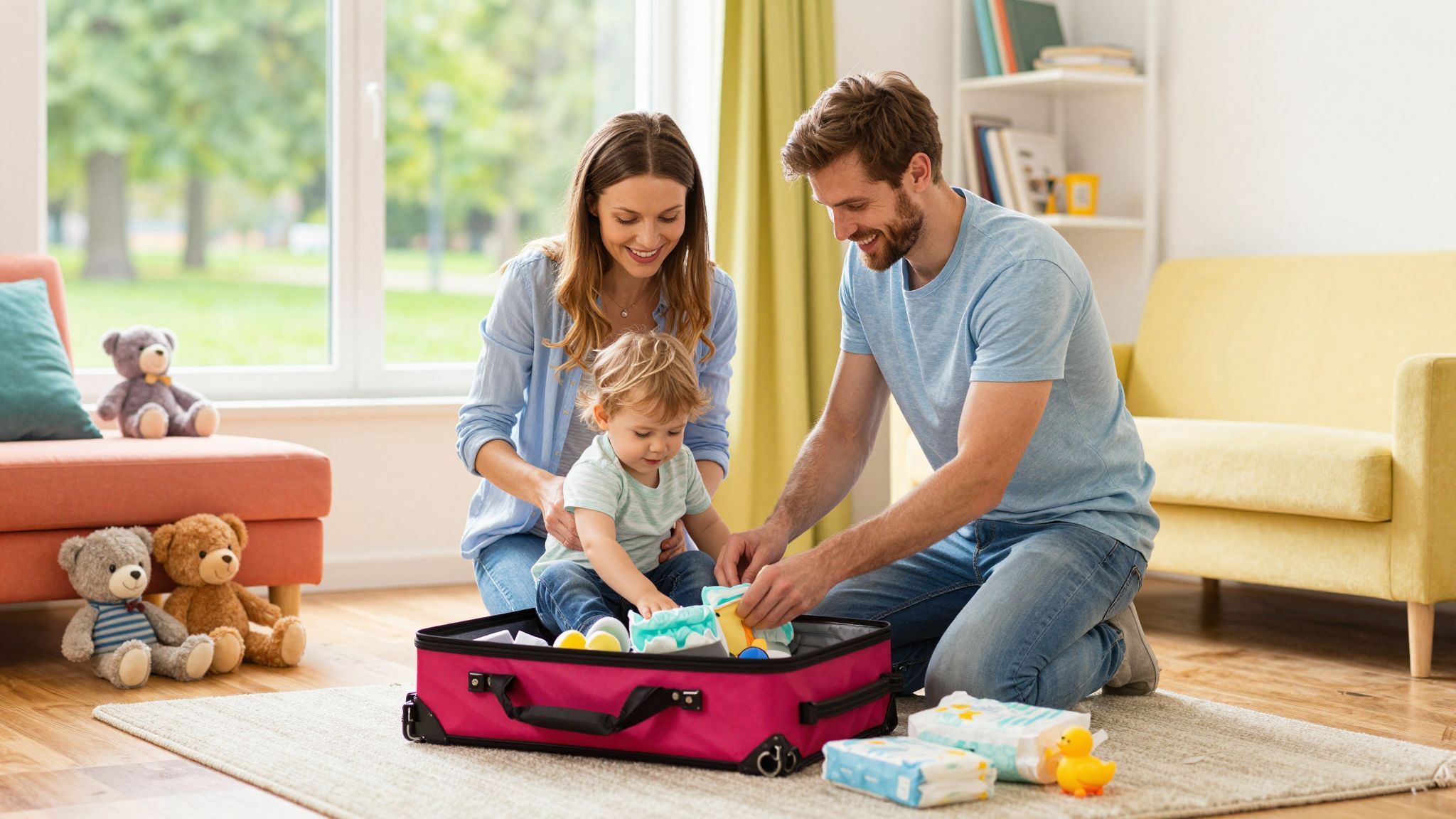 Ne felejtsd el a babakocsit és a pelenkát!