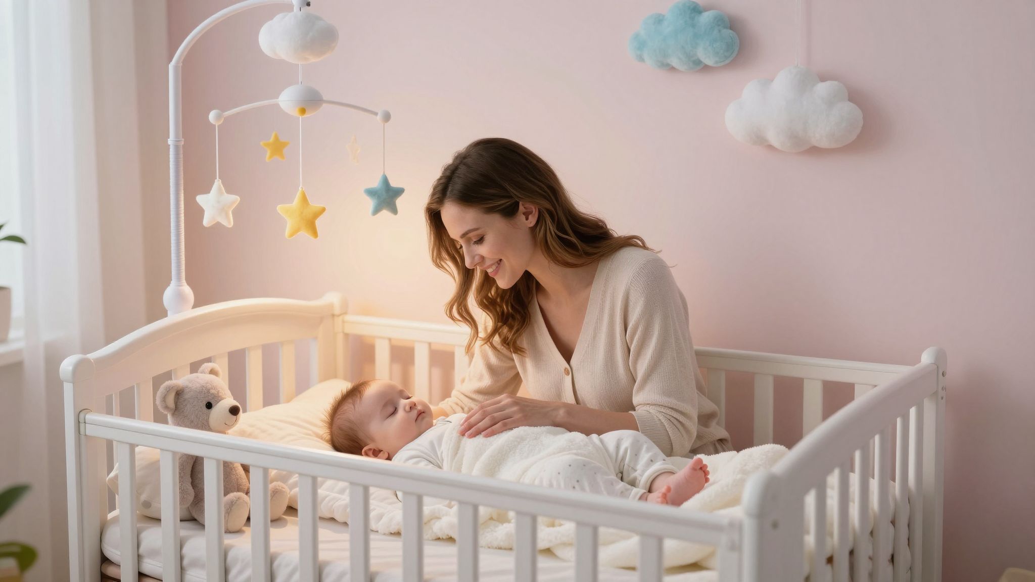 A csendes, sötét környezet elősegíti a nyugodt alvást.