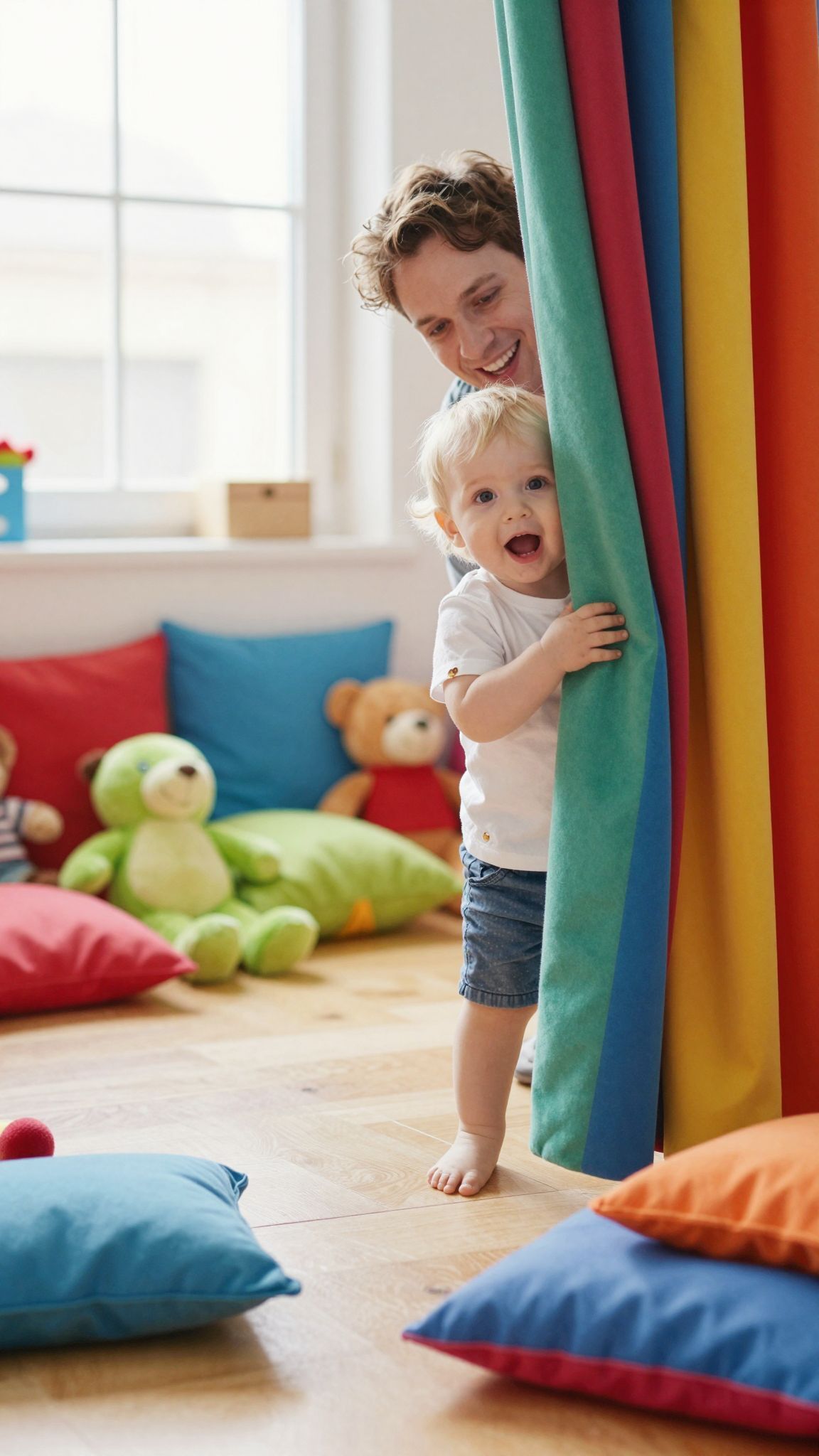 A bújócska serkenti a problémamegoldó készségek fejlődését.