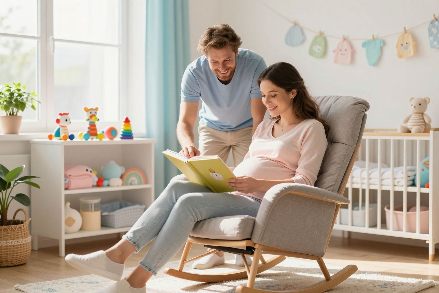 A harmadik trimeszterben a baba gyorsan nő és fejlődik.