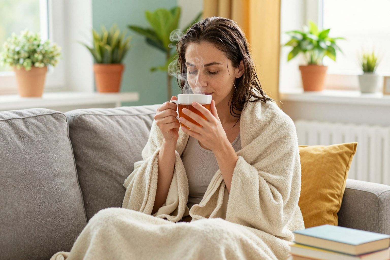 A hideg láb csökkentheti az immunválaszt és a vérkeringést.