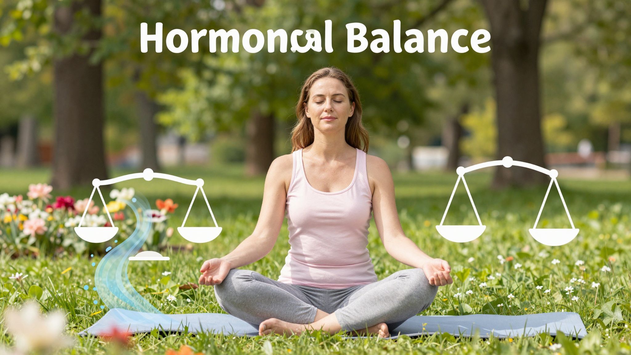 A hormonális egyensúlyhiány a PCOS tüneteinek fő oka.