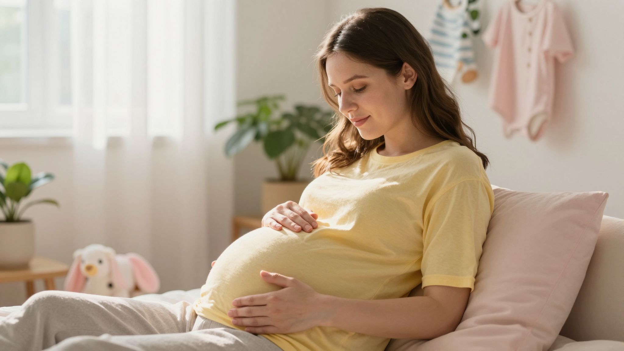 A hormonok irányítják a terhesség alatti testi változásokat.