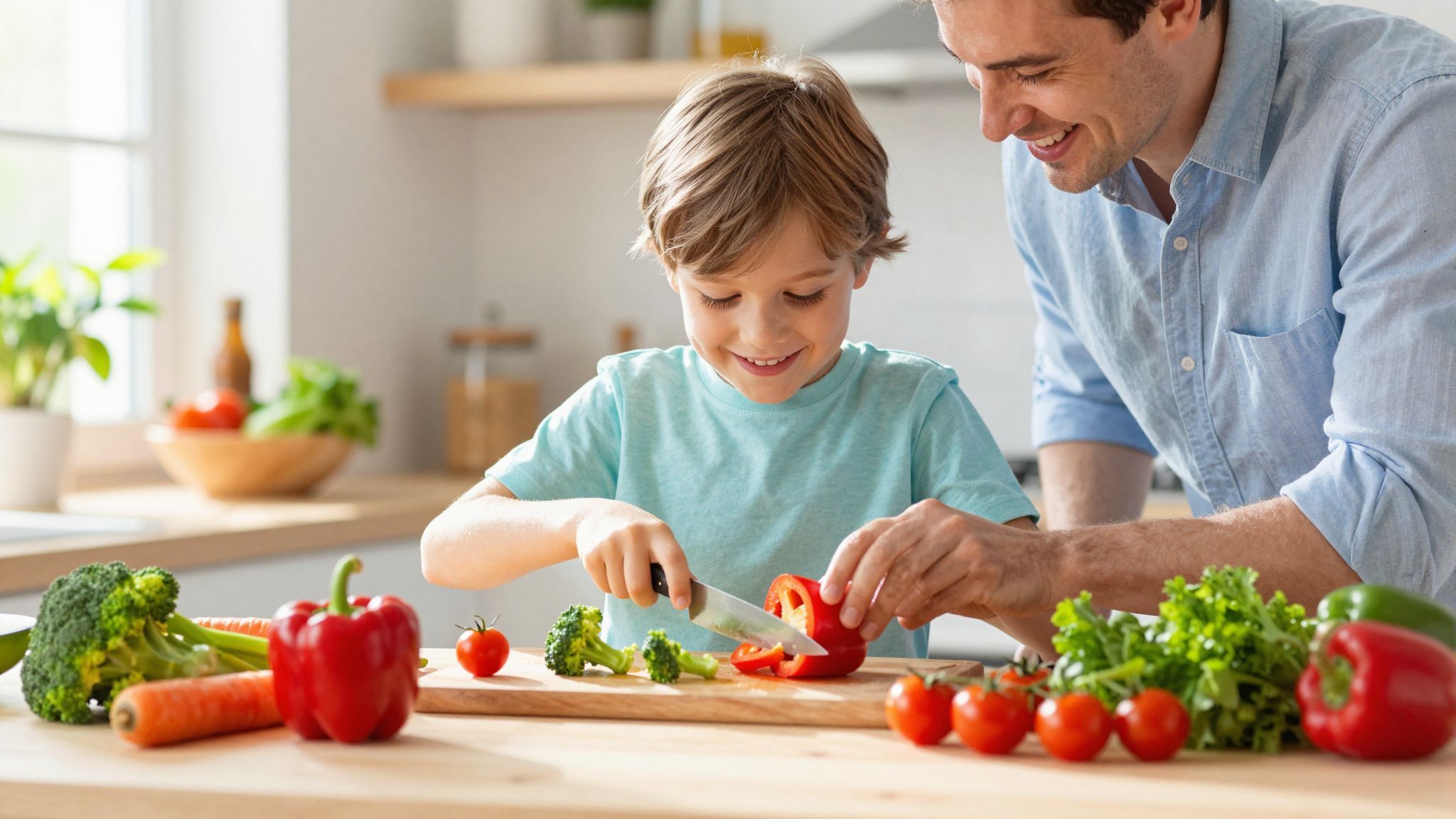 Az egészséges étkezés segíthet a gyerekek ízlésének formálásában.