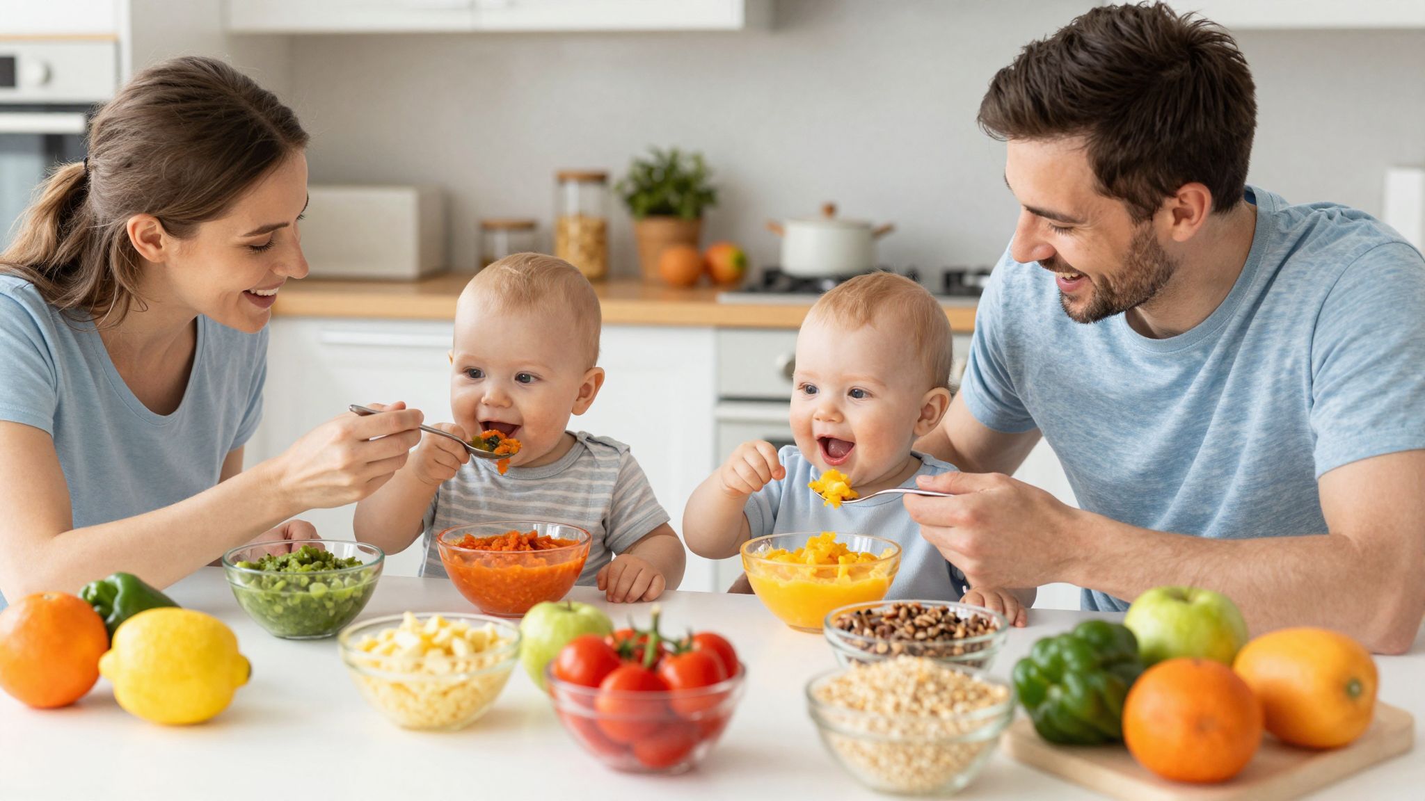 A textúrák fokozatos bővítése segíti a baba ízlését.