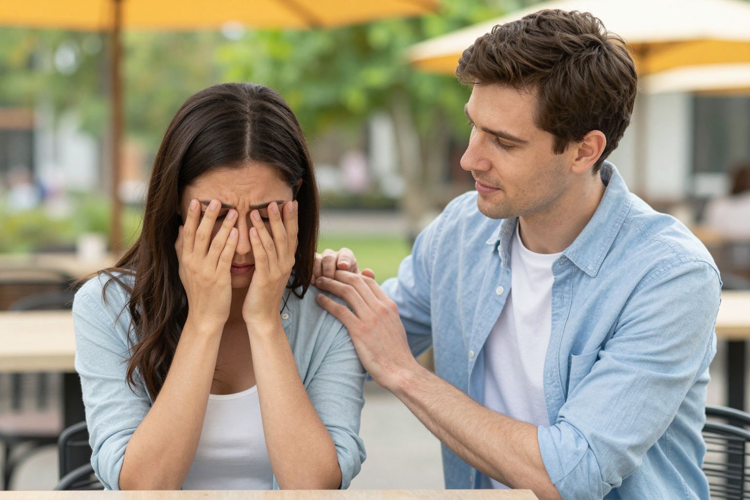 A helyszíni támogatás segít a nyugalom helyreállításában.