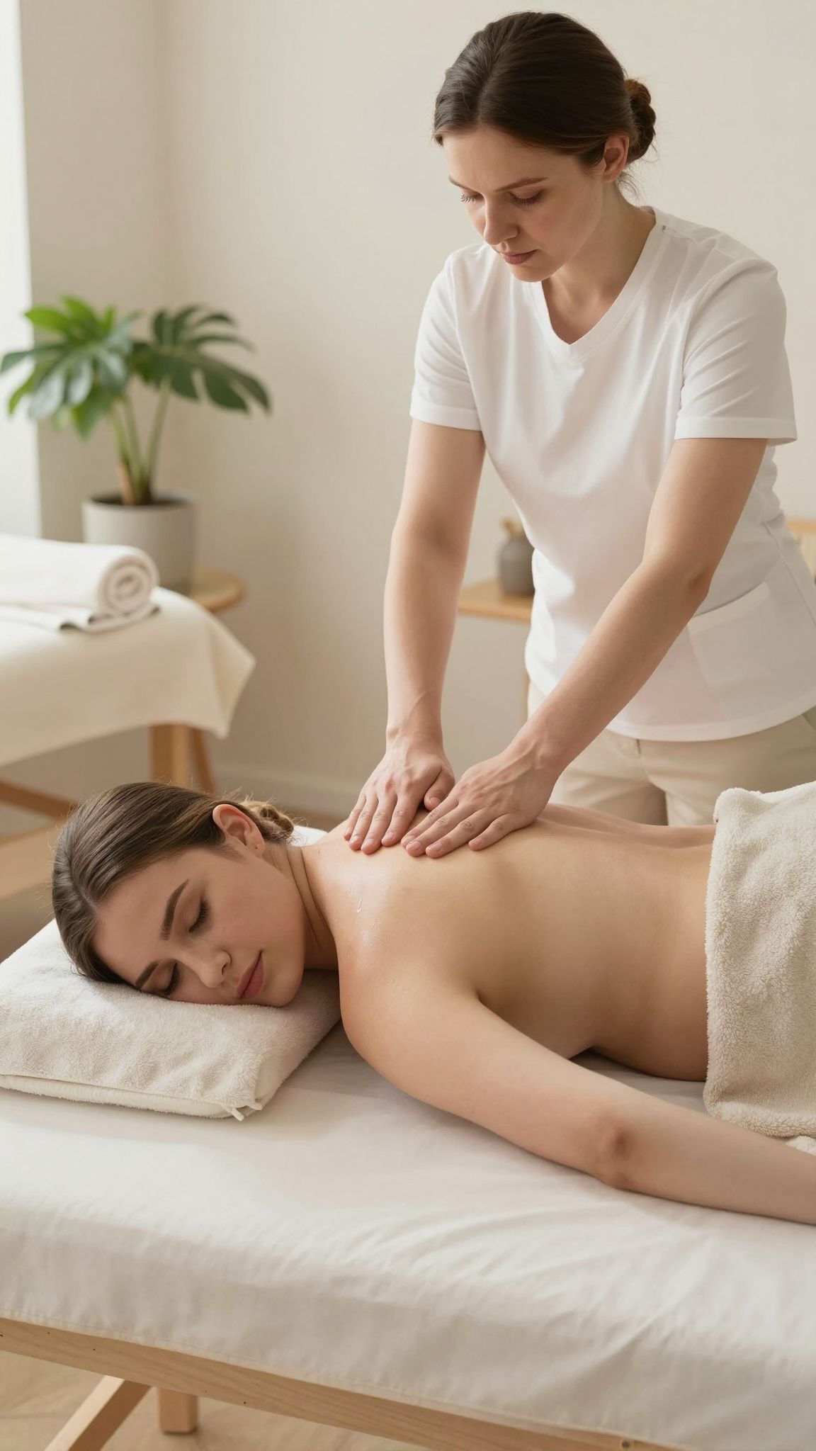 A kismama masszázs során a test megfelelő pozíciója kulcsfontosságú.