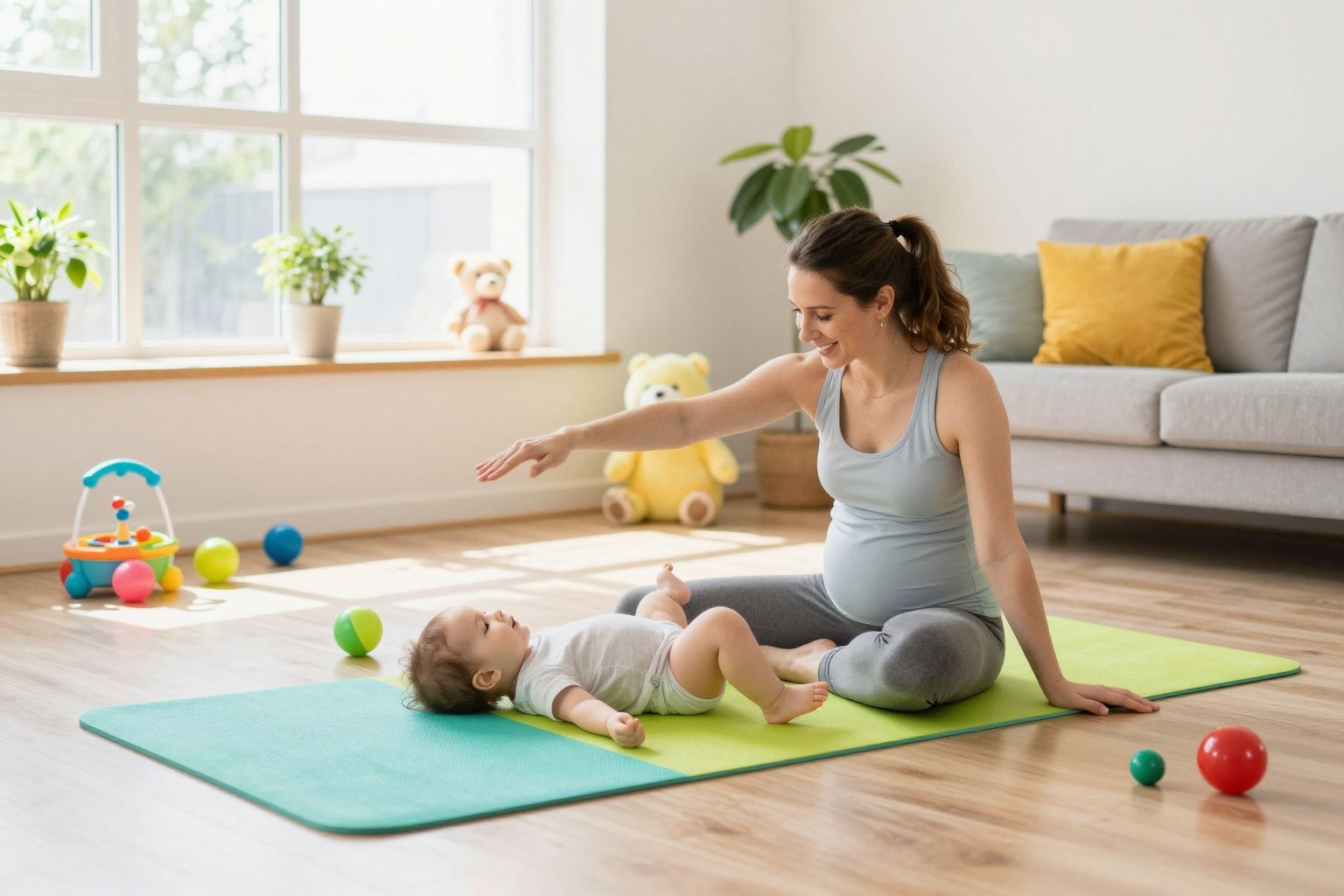 Teremts nyugodt, biztonságos teret a közös tornához!