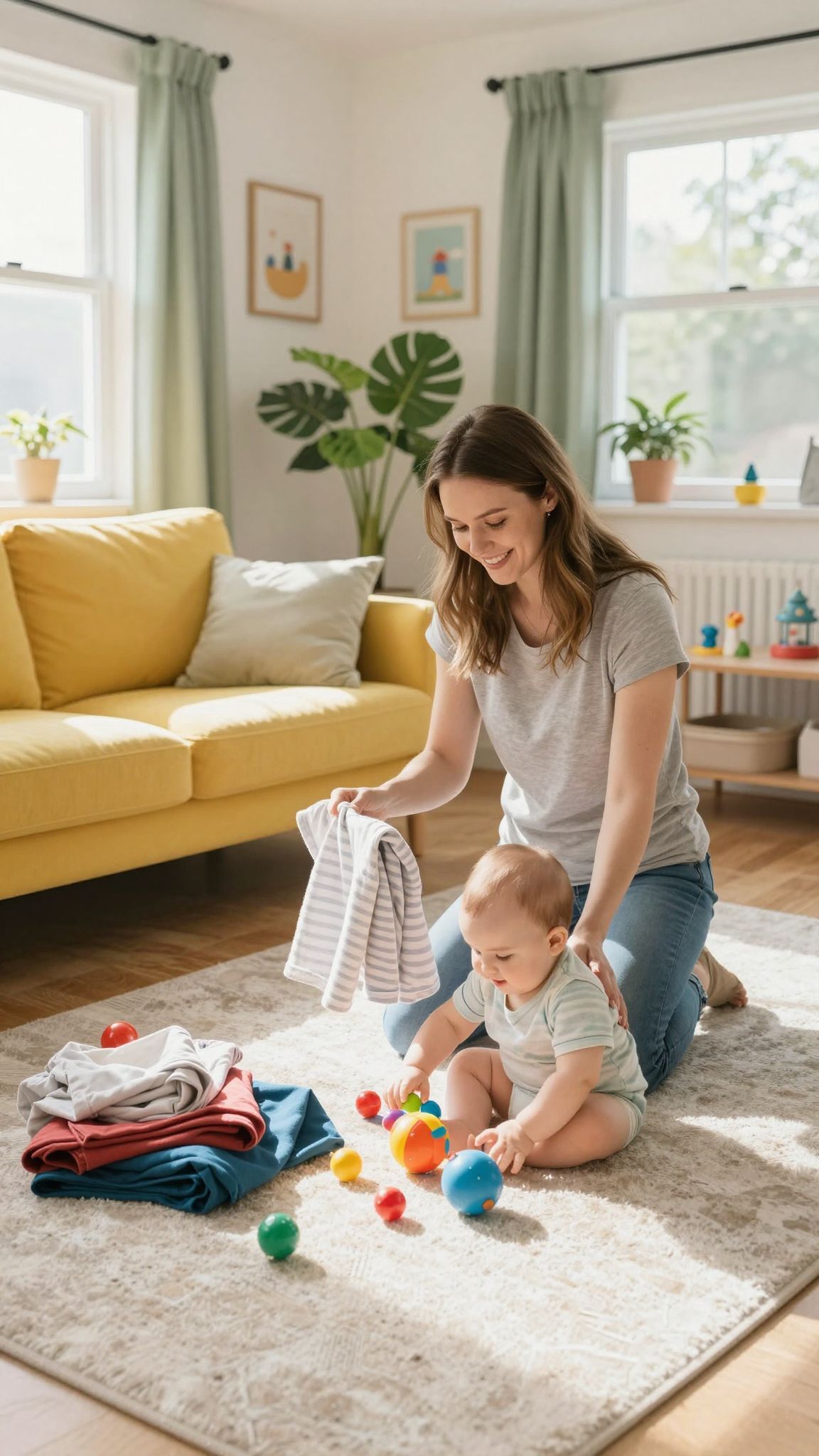 A logisztika segít a babával való mindennapi kihívásokban.