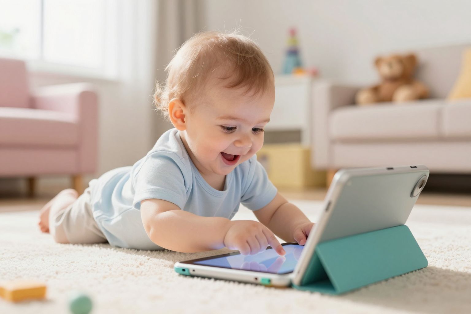 A modern technológia támogathatja a babák kommunikációs fejlődését.