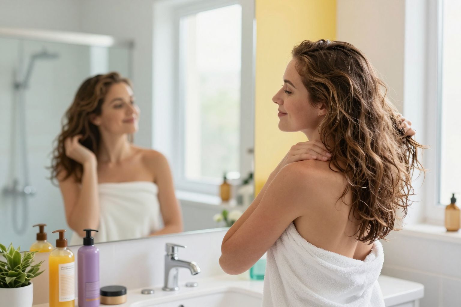 A helytelen hajszárítás károsíthatja a haj textúráját.