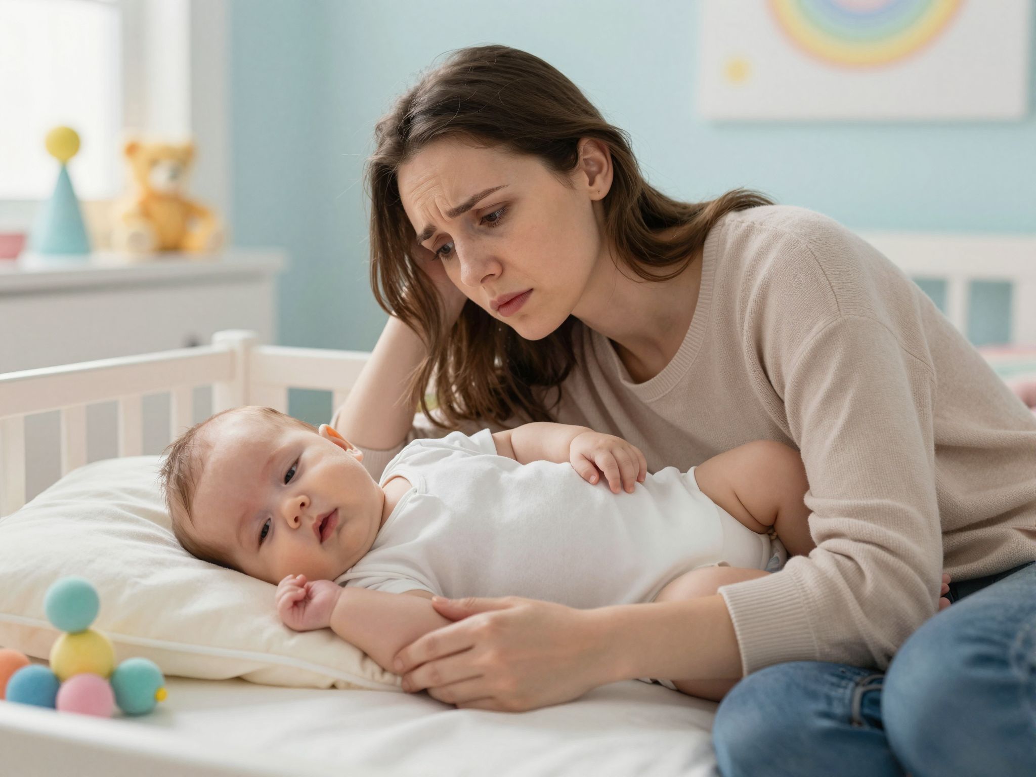 A nyitott szemű alvás általában normális jelenség csecsemőknél.