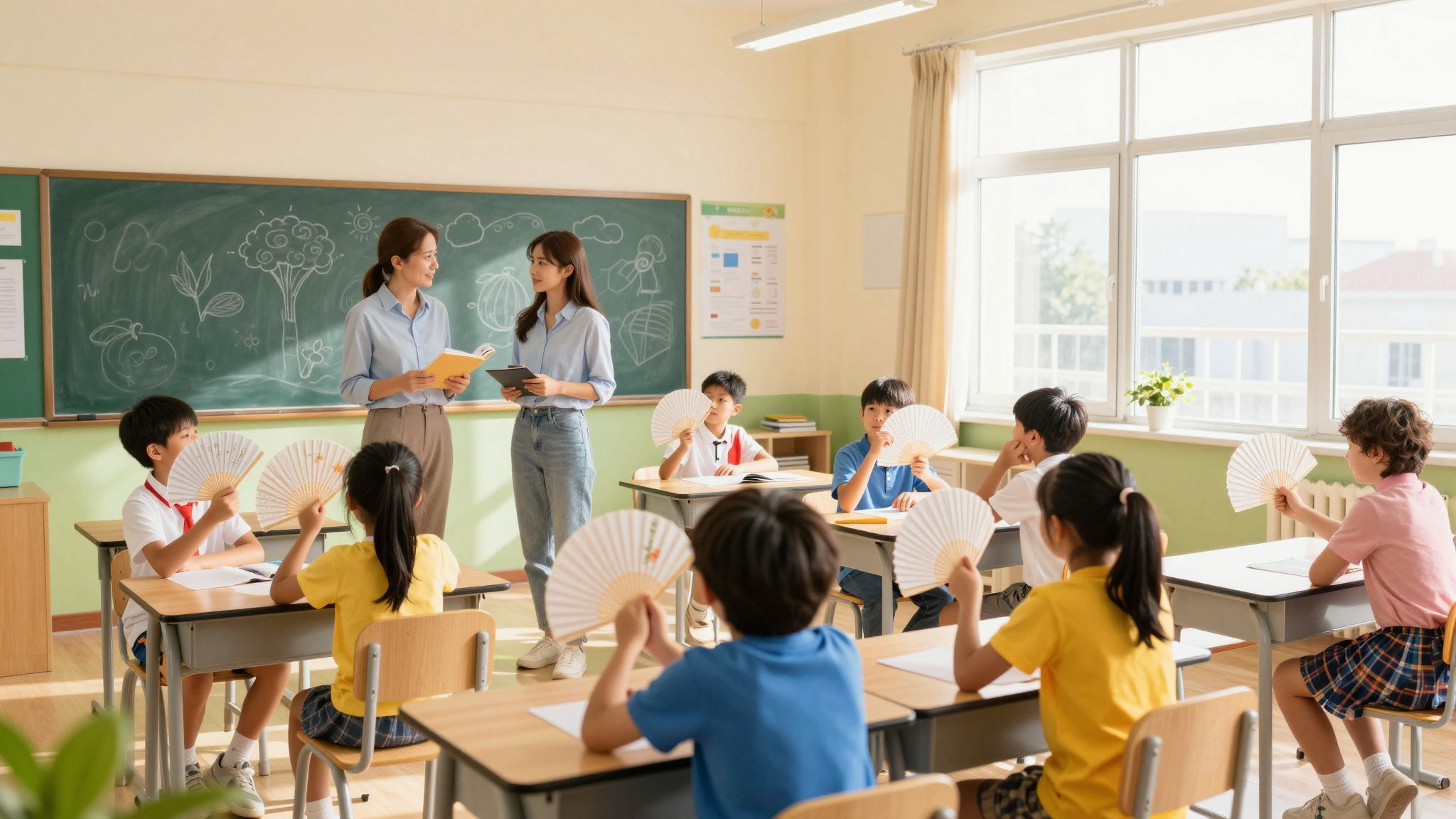 A hőség csökkenti a pedagógusok hatékonyságát és türelmét.