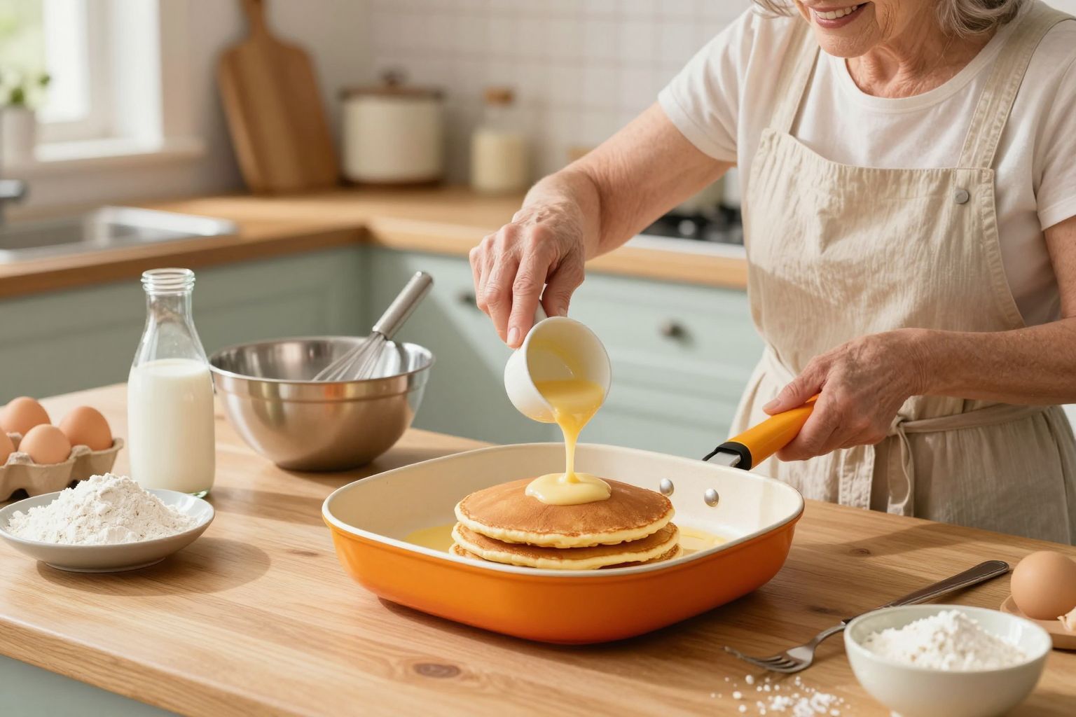 A retró palacsintasütő az otthoni ízek megőrzésének kulcsa.