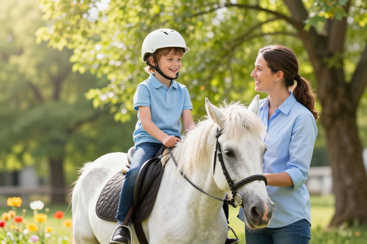 A lovasterápia támogatja a szenzoros integráció fejlődését.
