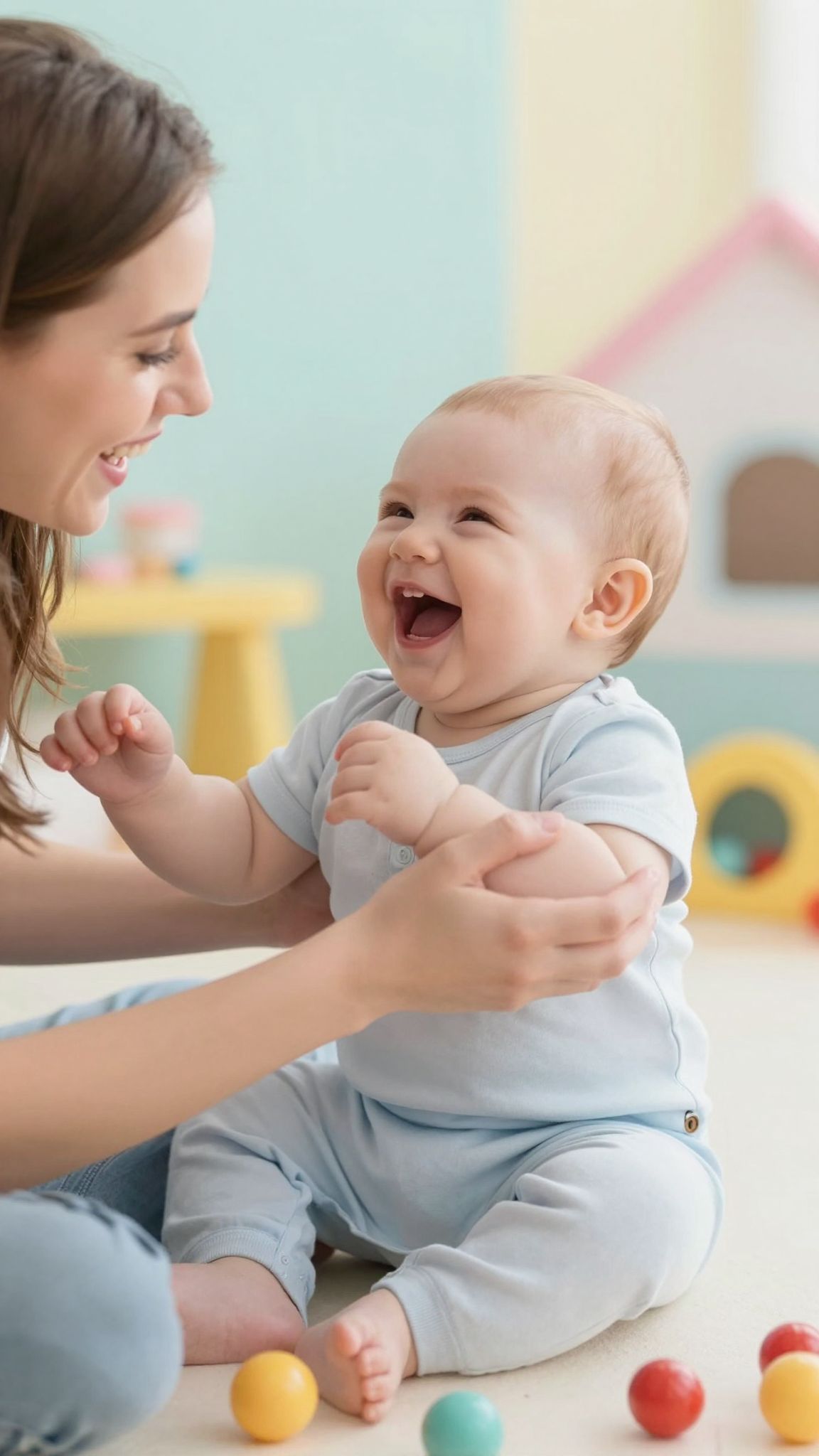 A babák szeretetüket különböző módokon fejezik ki.