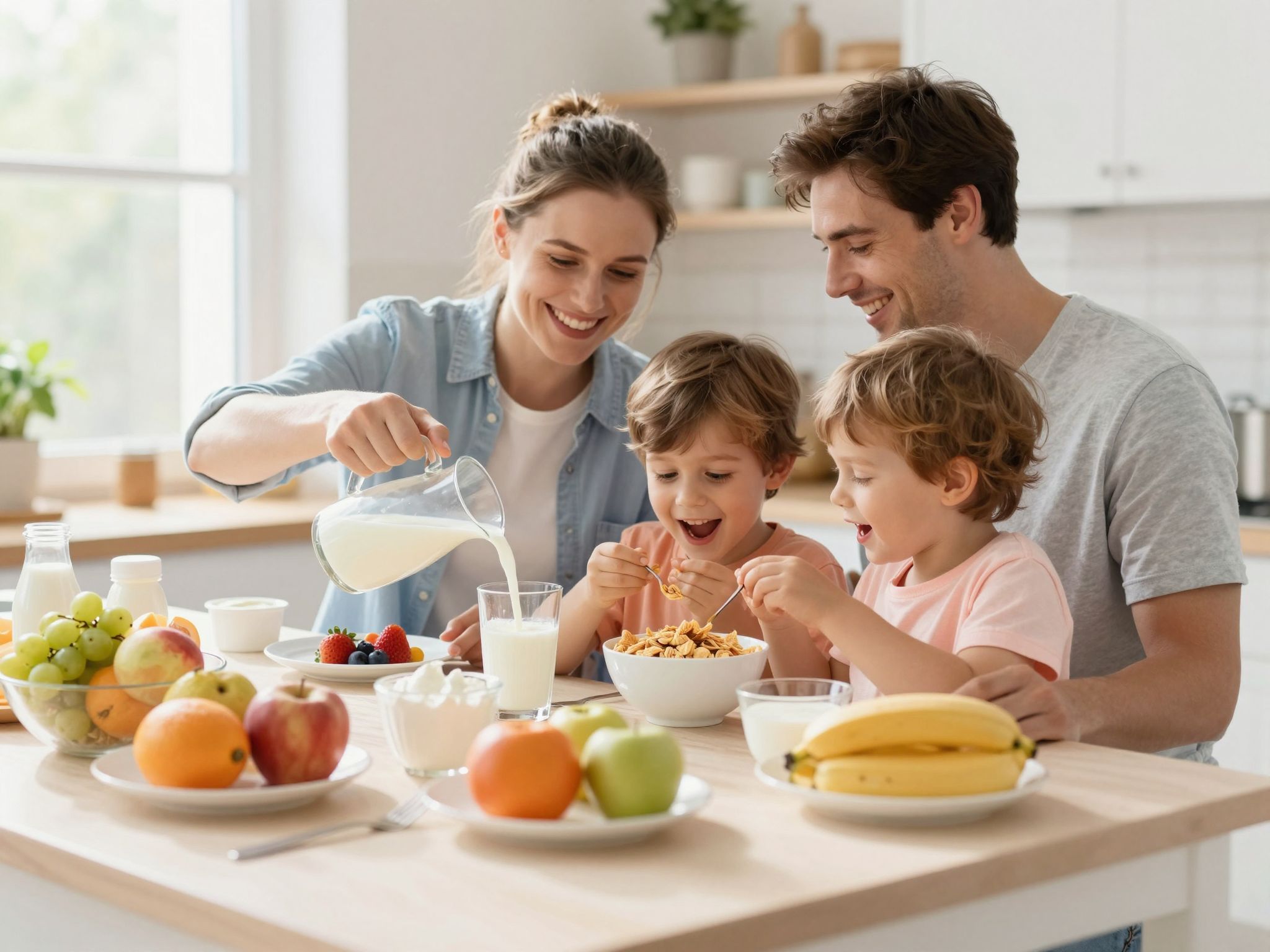 A szülői példa befolyásolja a gyermek táplálkozási szokásait.
