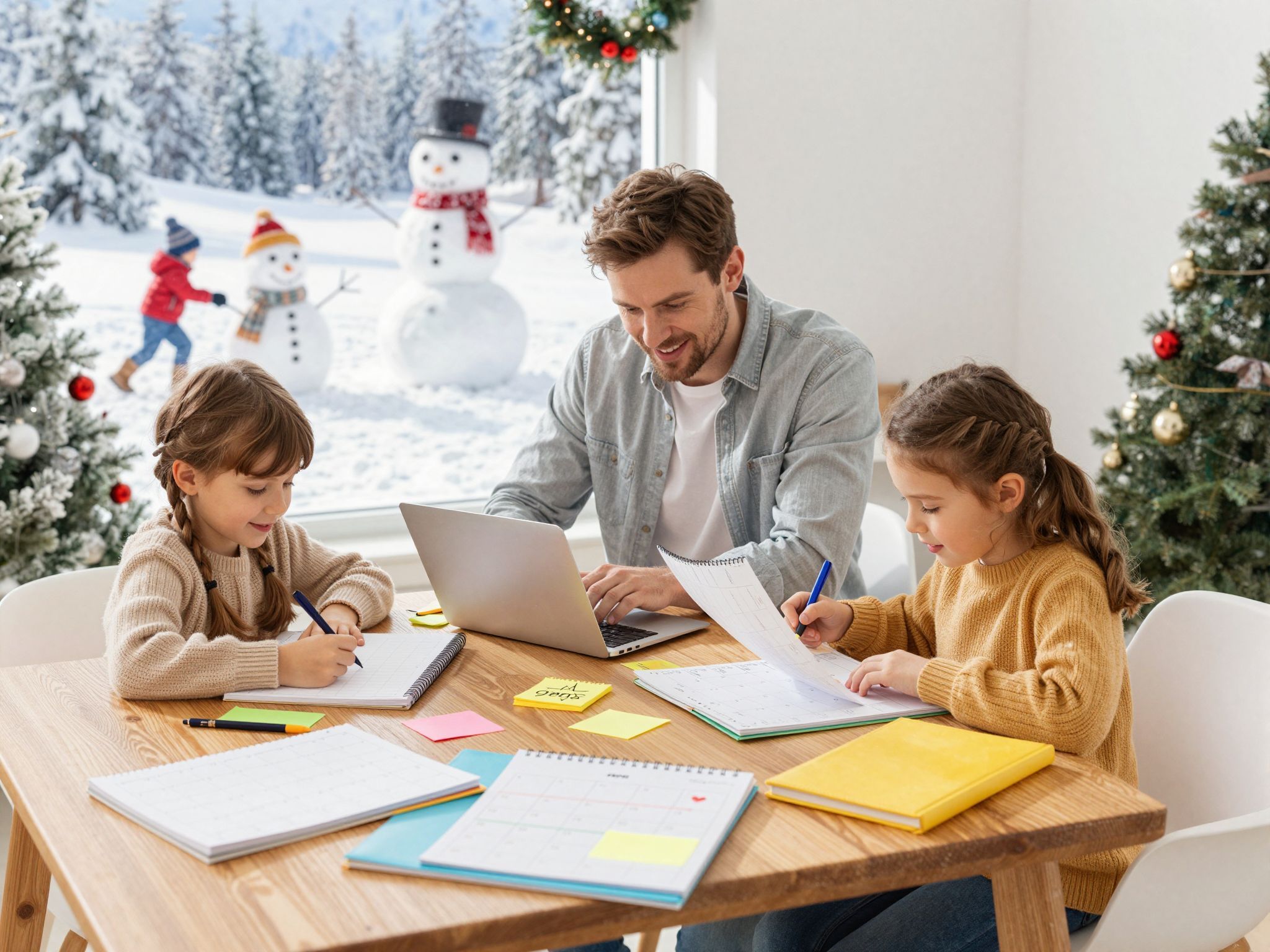 A téli szünet logisztikai kihívásokat jelent a szülőknek.