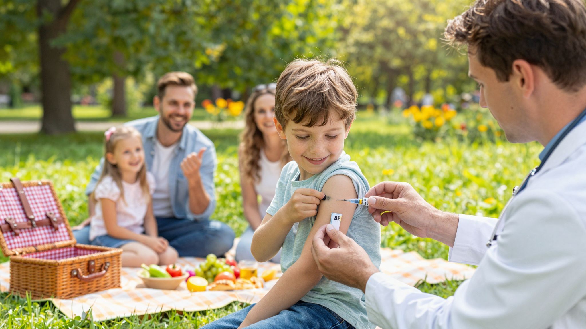 A védőoltás csökkenti a TBE-fertőzés kockázatát.
