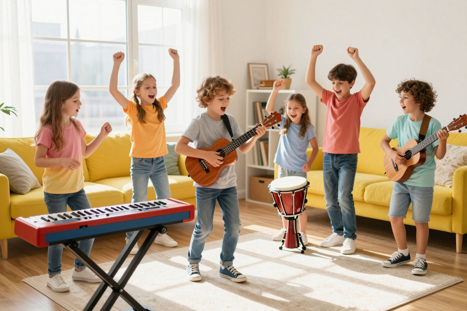 A zene fejleszti a gyerekek kreativitását és érzelmeit.