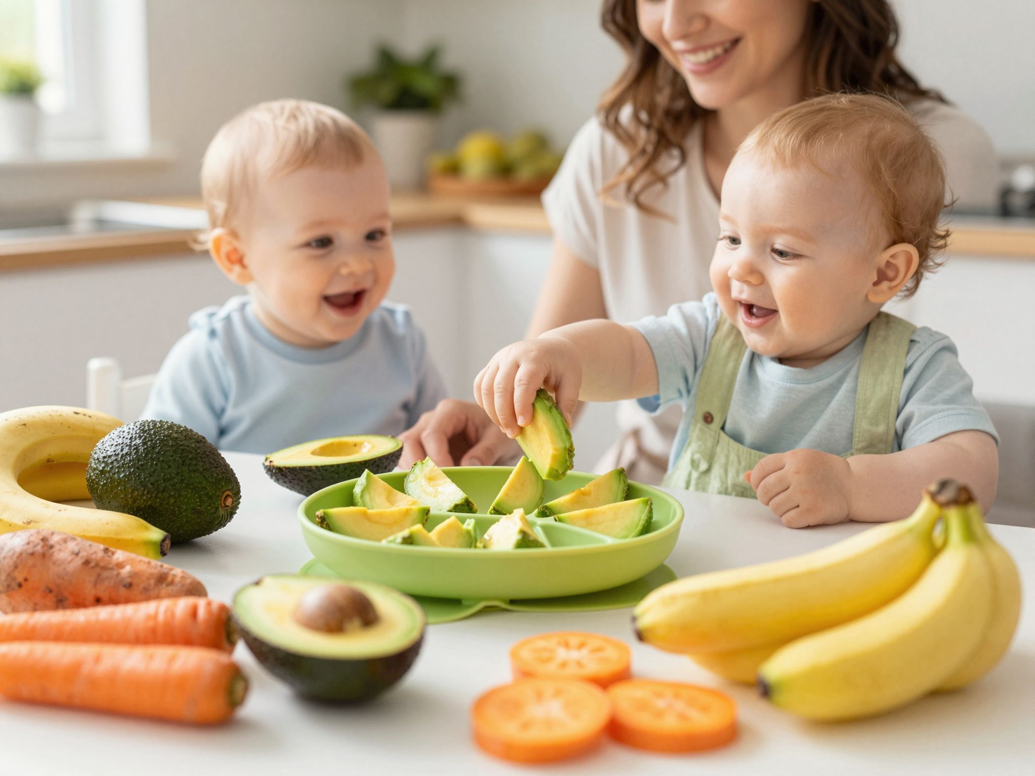Az avokádó ideális első falat, tápláló és krémes.