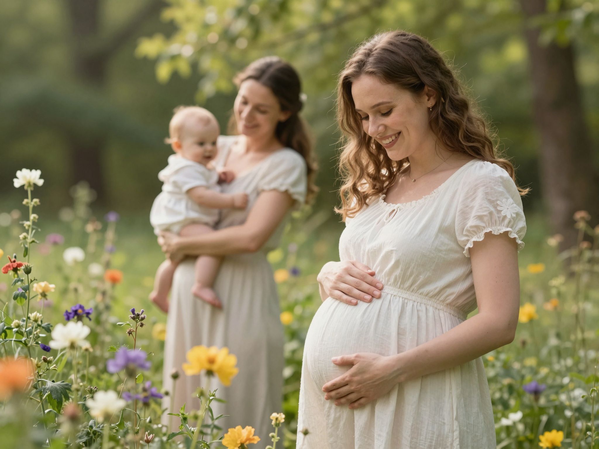 A természetes illatok harmonizálnak a várandósság érzéseivel.