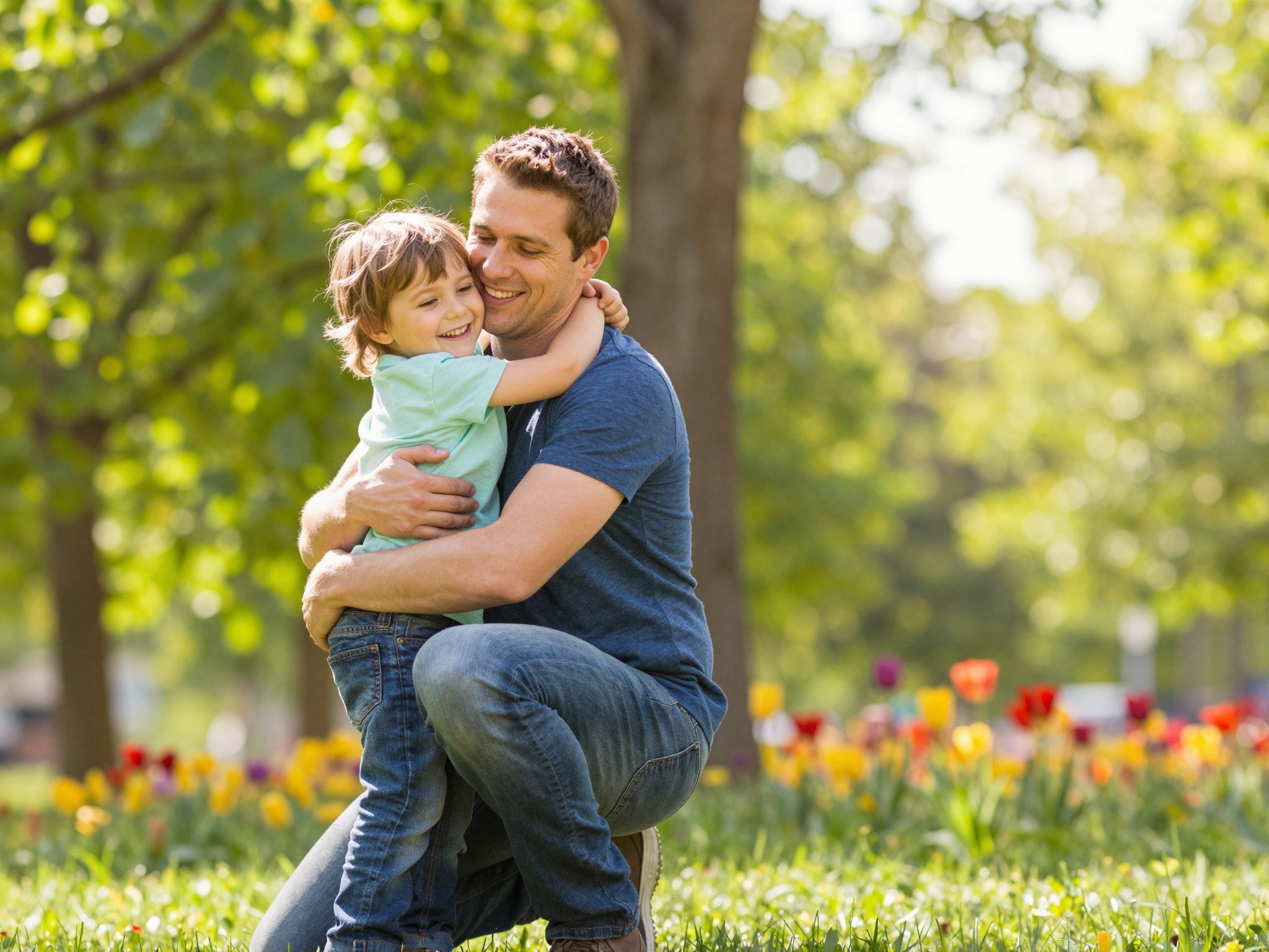 Az apai érintés hozzájárul a gyermek érzelmi fejlődéséhez.