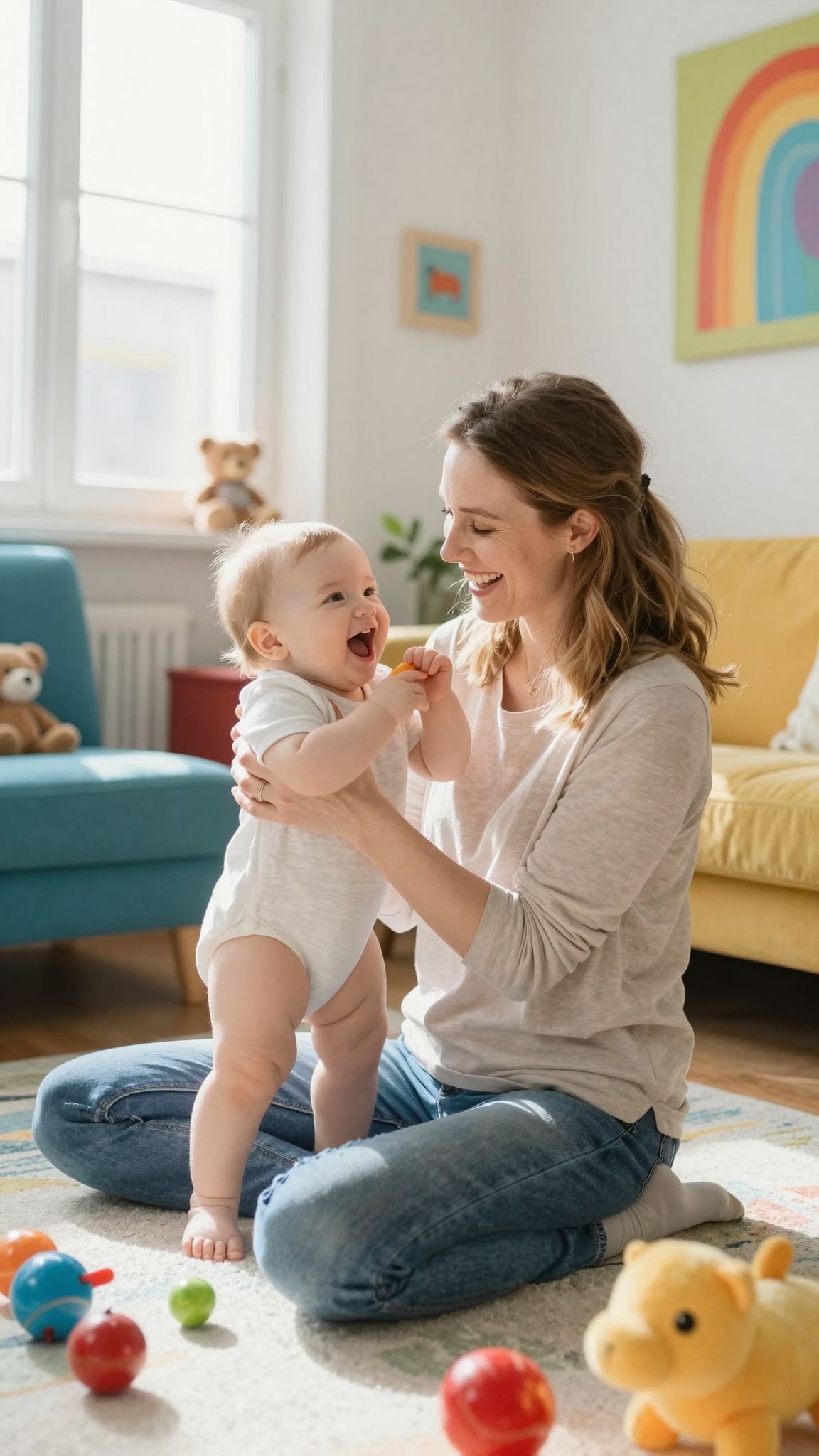 A baba kötődésének erősítése érzelmi jelek révén történik.
