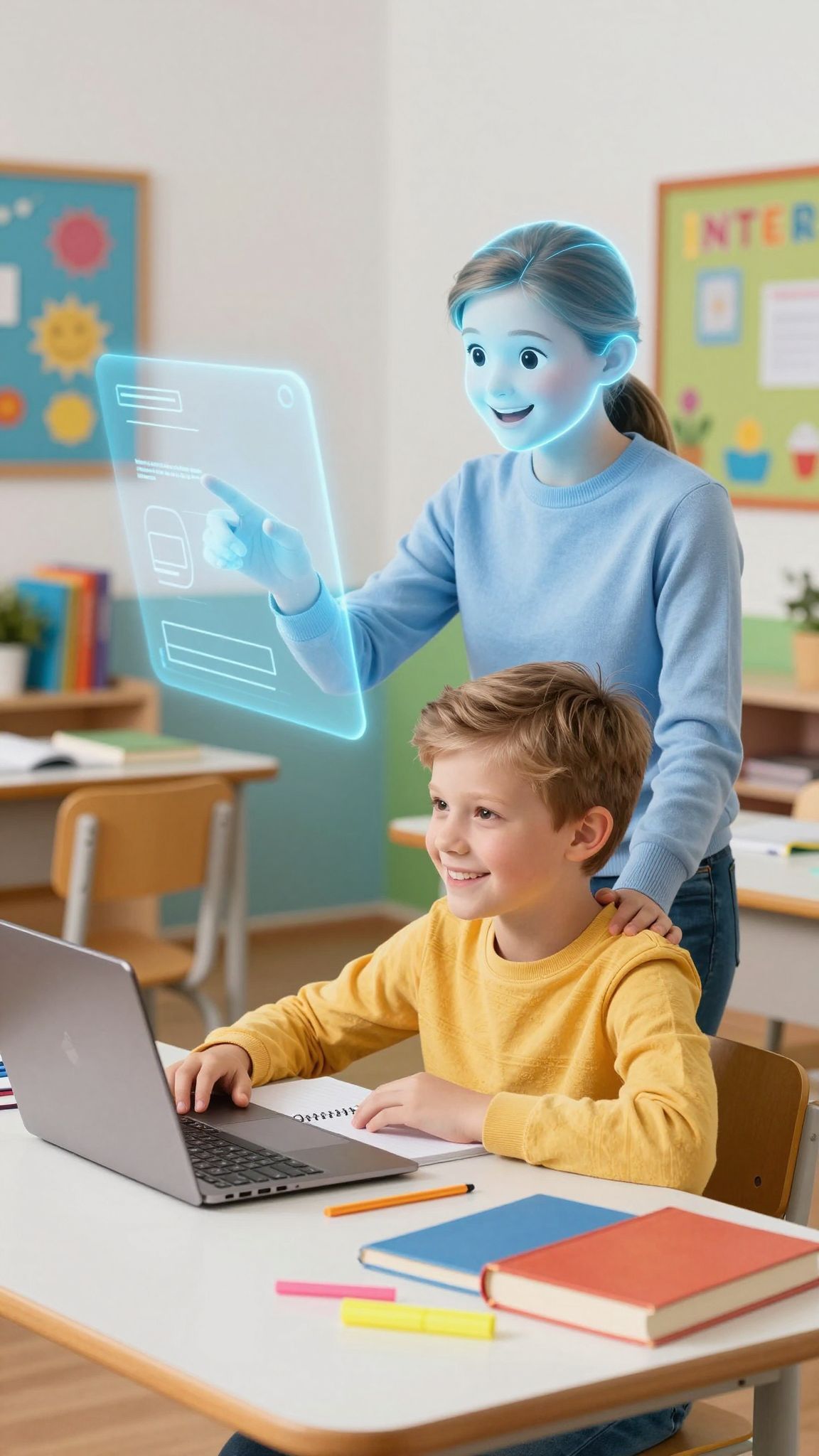 Az MI személyre szabott tanulási élményt nyújt.