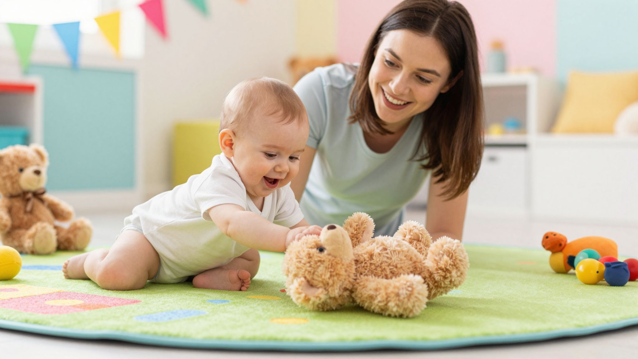 A babák egészséges fejlődéséhez elengedhetetlen a biztonságos környezet.