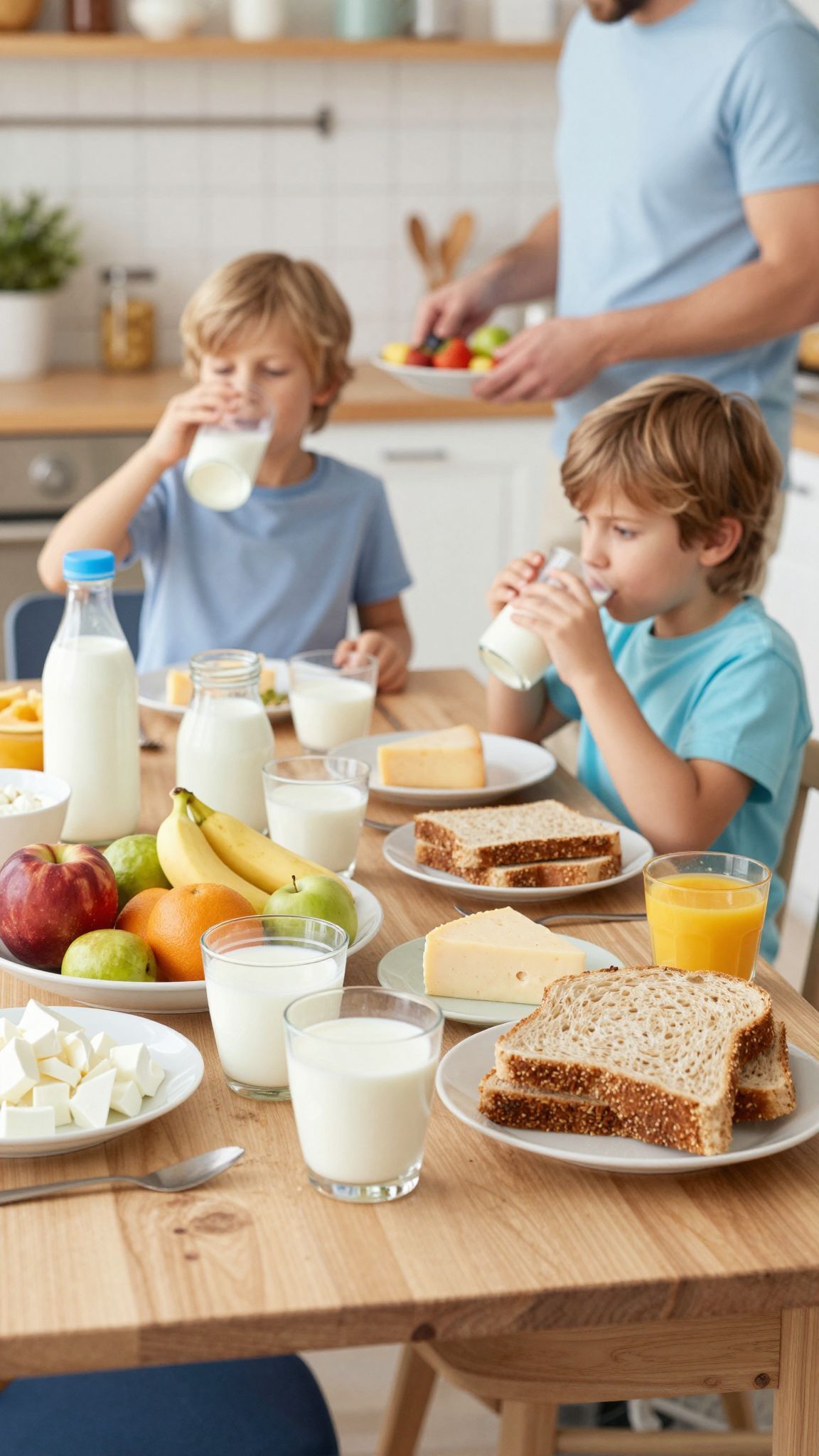 A D-vitamin segíti a kalcium felszívódását a csontokban.