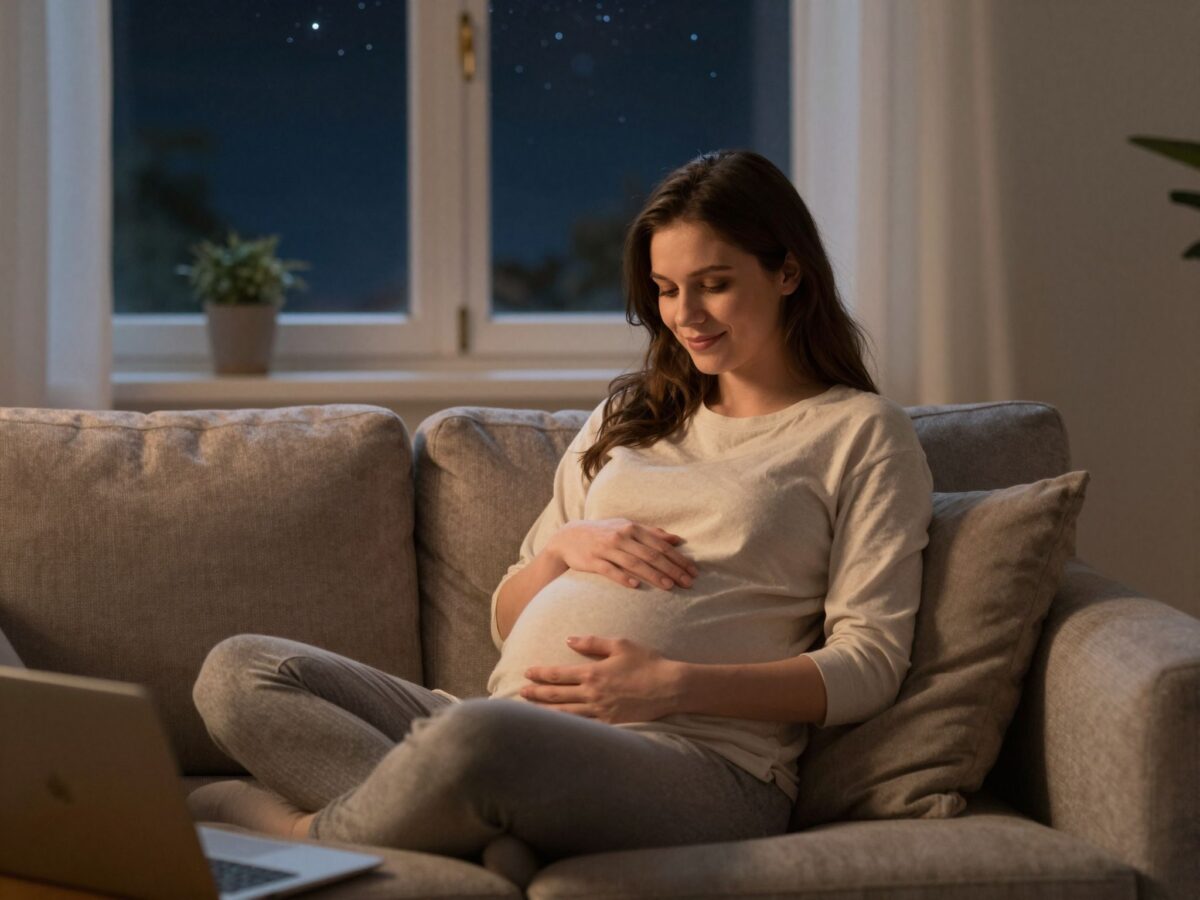 Éjszakai torna a méhben: miért éppen alvásidőben a legaktívabb a magzat?