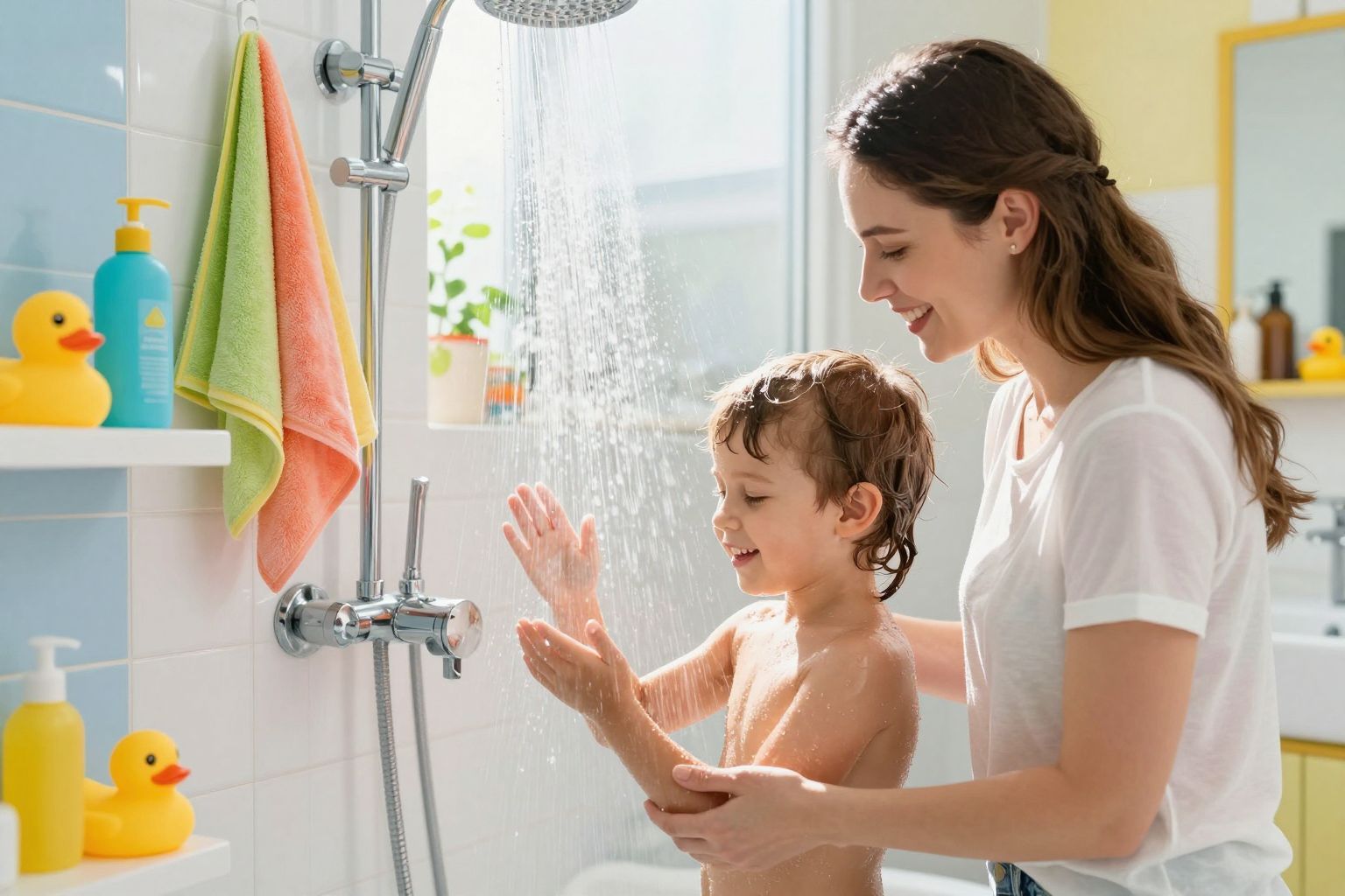 Tarts szórakoztató fürdőszobai játékokat a zuhanyzás alatt!