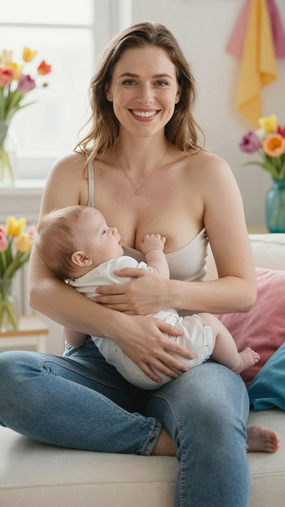 A mellméret nem befolyásolja a szoptatás sikerességét.