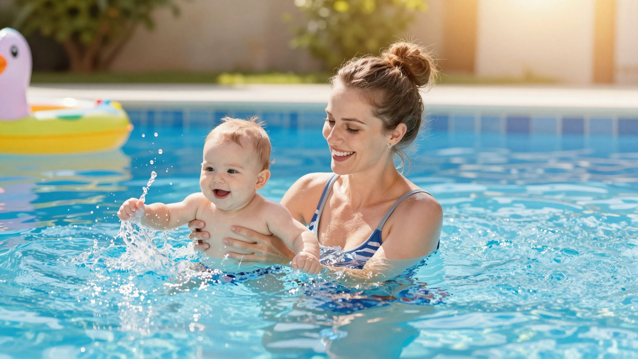 A babúszás serkenti a babák mozgásfejlődését és érzékszerveit.