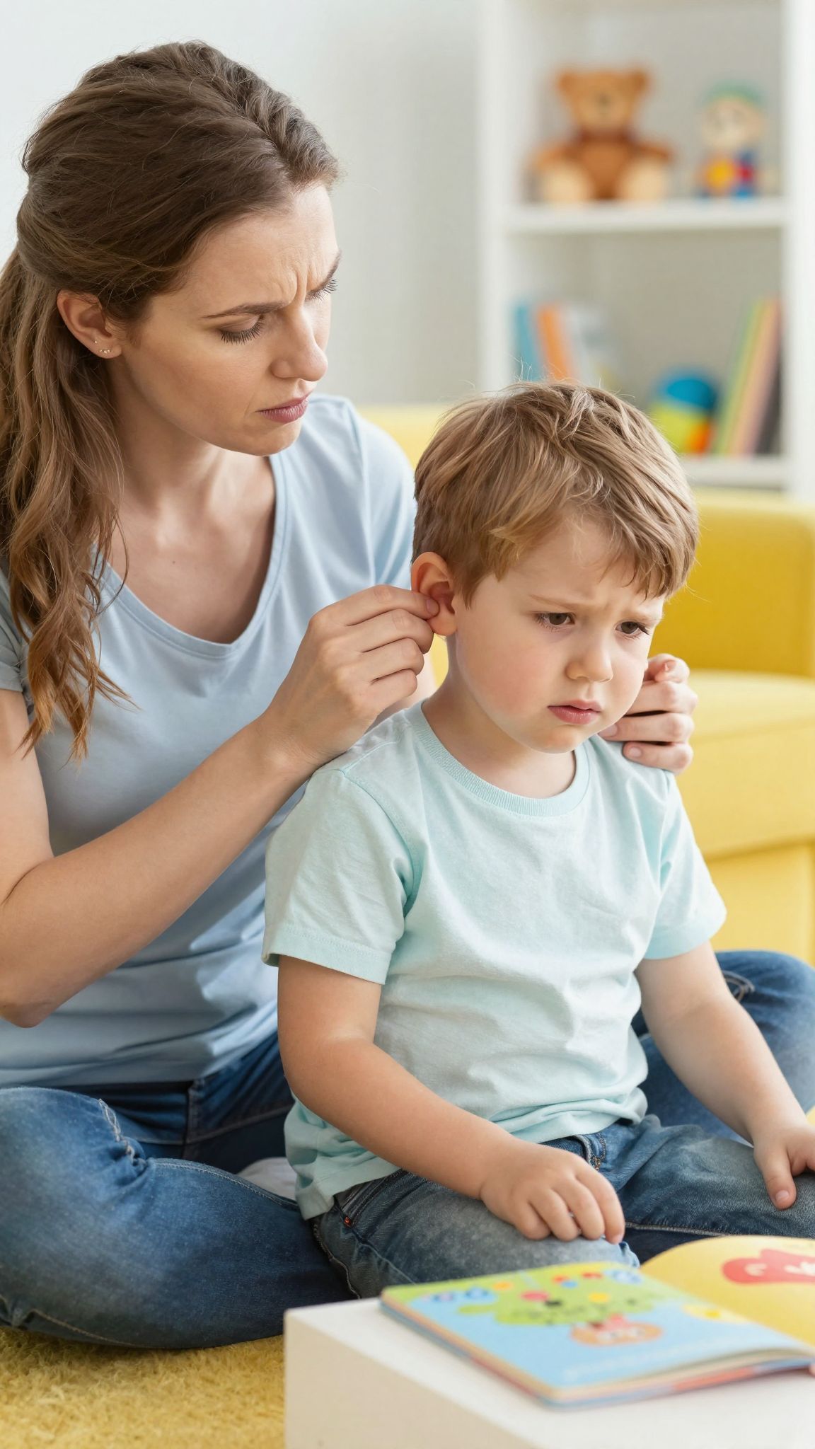 A fülfolyás gyakori jele a középfülgyulladásnak.
