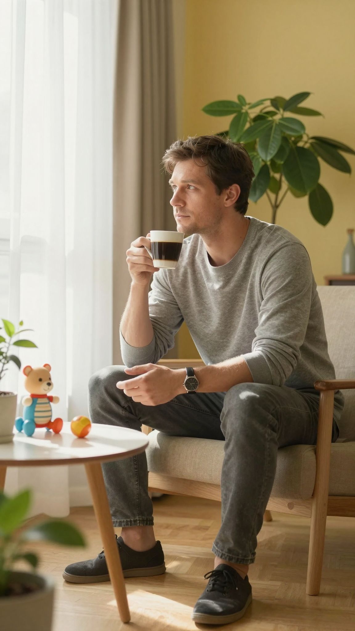 A későbbi apaság vágya gyakran érzelmi érettség jele.