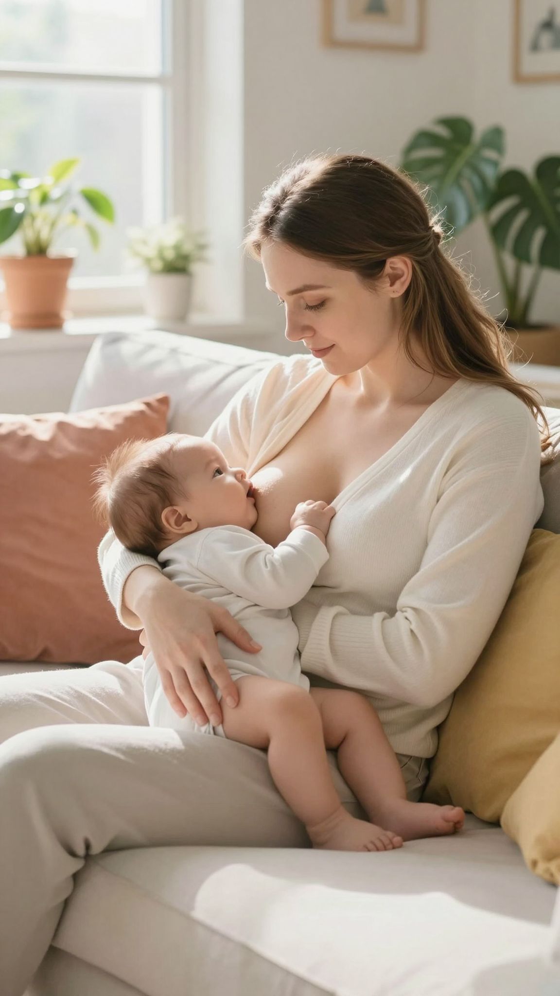 A mellméret nem befolyásolja a szoptatás sikerességét.