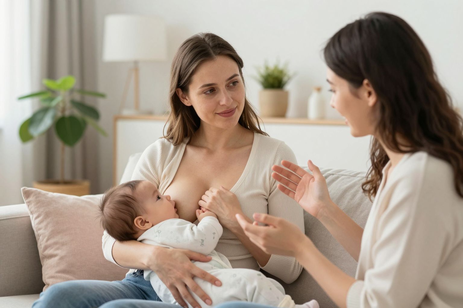 A szoptatási kihívások során a támogatás kulcsfontosságú.