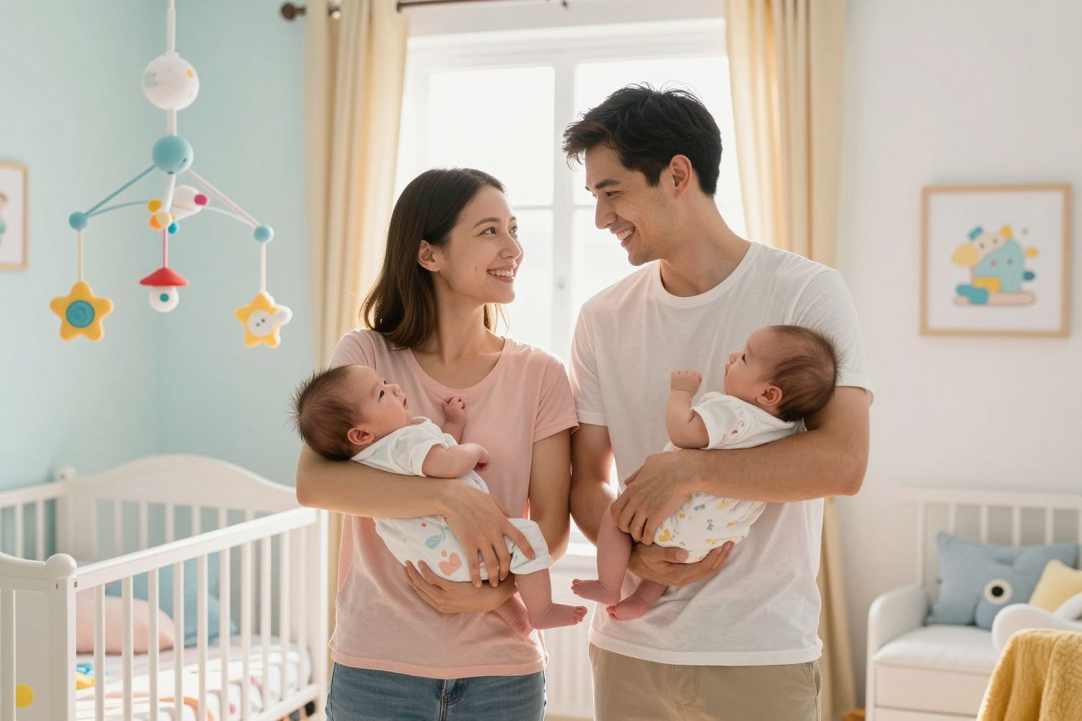 Ikres szülők gyakran tapasztalnak alváshiányt az első hónapokban.