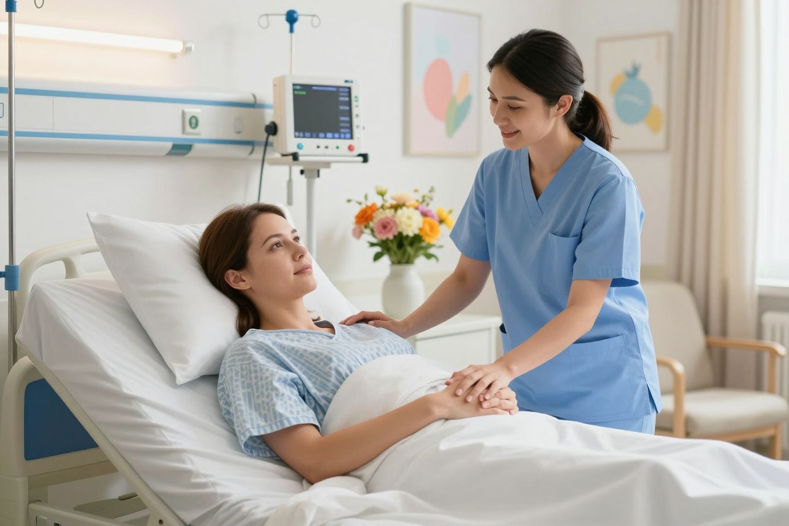 Orvosi fájdalomcsillapítás segíthet a szülés során fellépő fájdalmakkal.