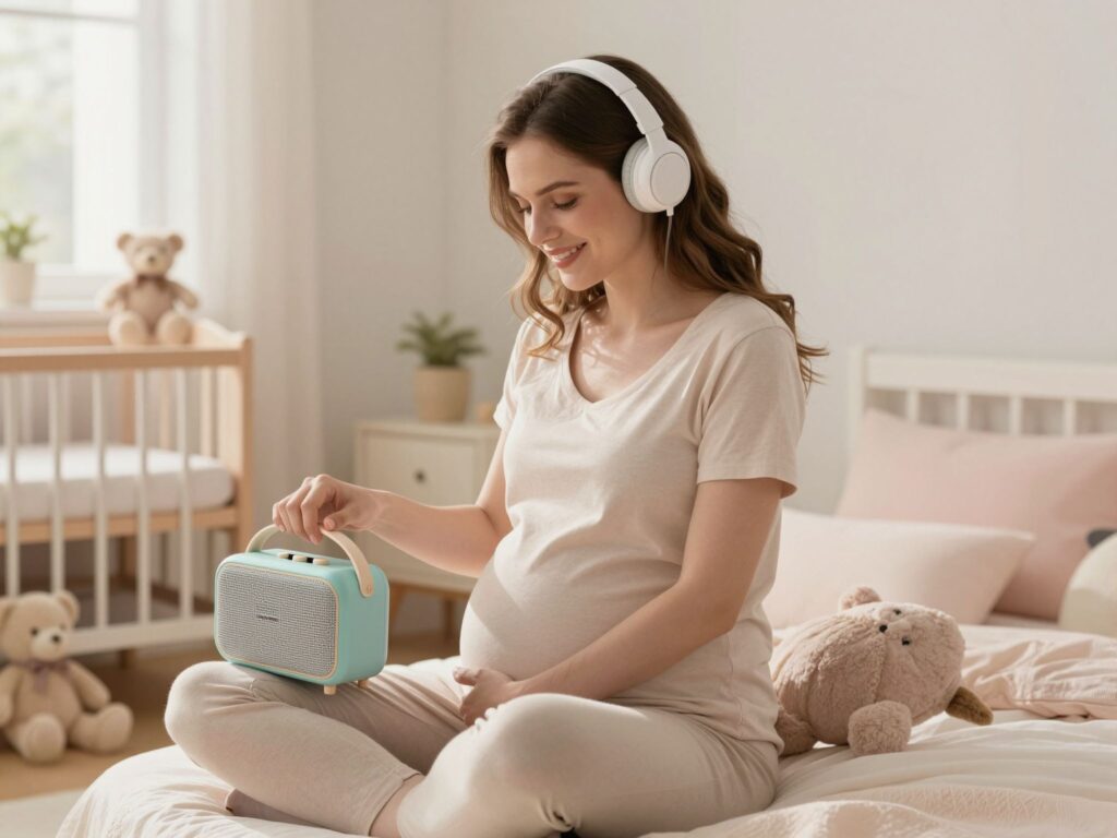Hogyan teremthetsz biztonságos és nyugodt környezetet a magzatodnak a hangok erejével?