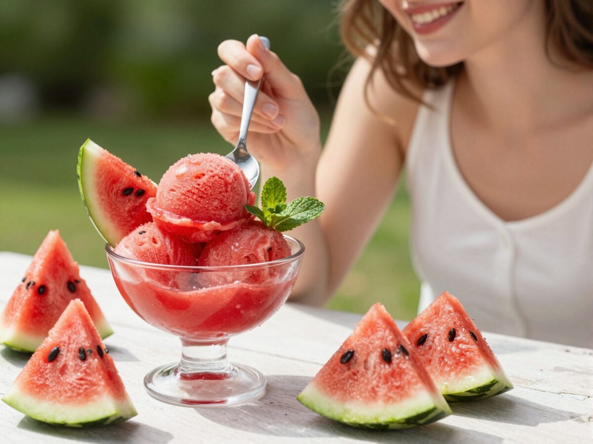 Így készül a legfinomabb görögdinnye sorbet: a nyár kedvenc hűsítője
