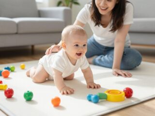 Így segítsd a babád mozgásfejlődését: a gurulástól az első lépésekig