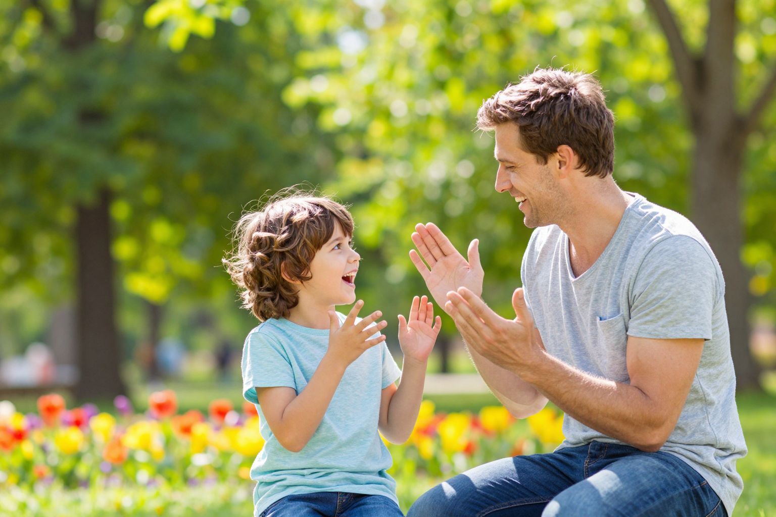 A gyerekek az érzelmeket már szavak nélkül is értik.