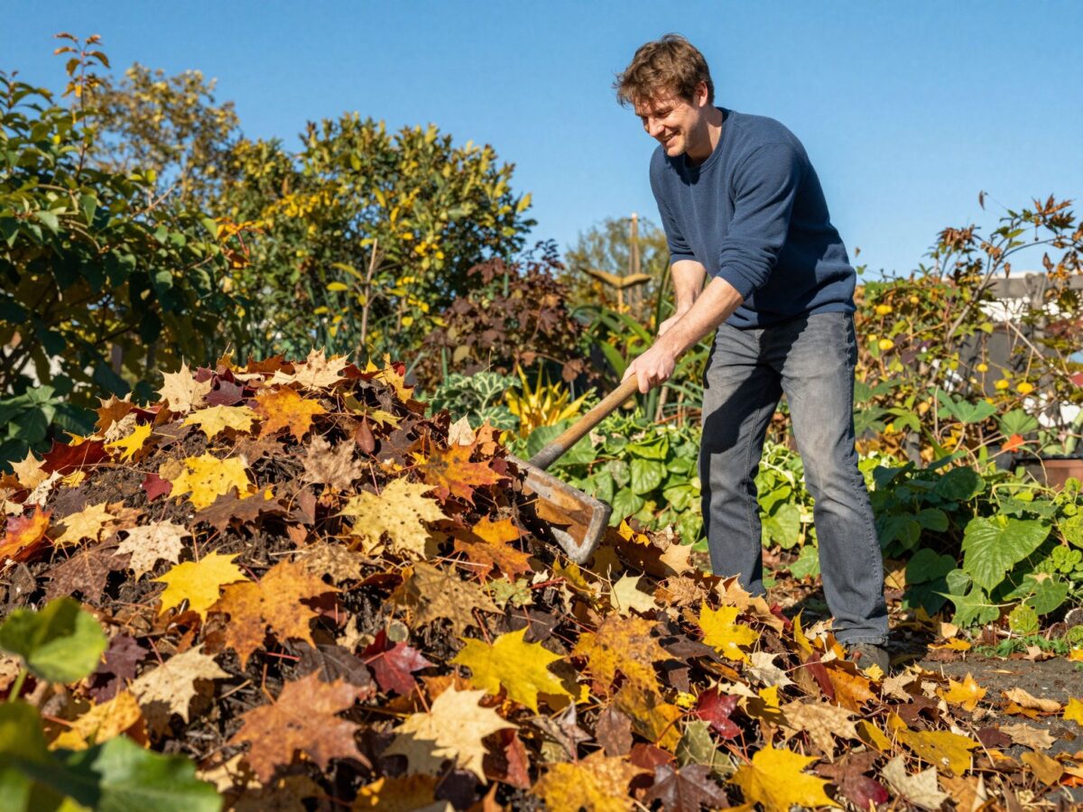Komposztálás, talajtakarás és védelem a fagy ellen: ezért kincs a falevél