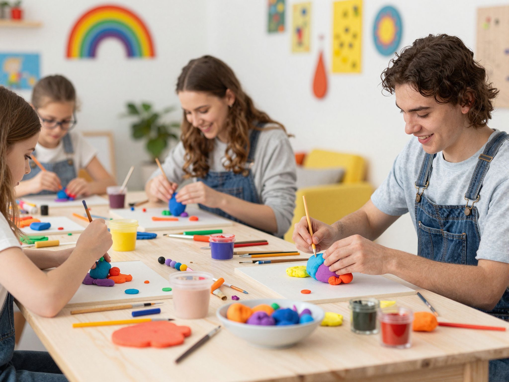 A kreatív kézműveskedés inspirálja az egyedi önkifejezést.