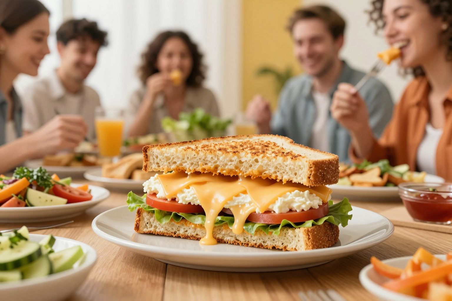 A francia croque-monsieur számos országban népszerű melegszendvics.