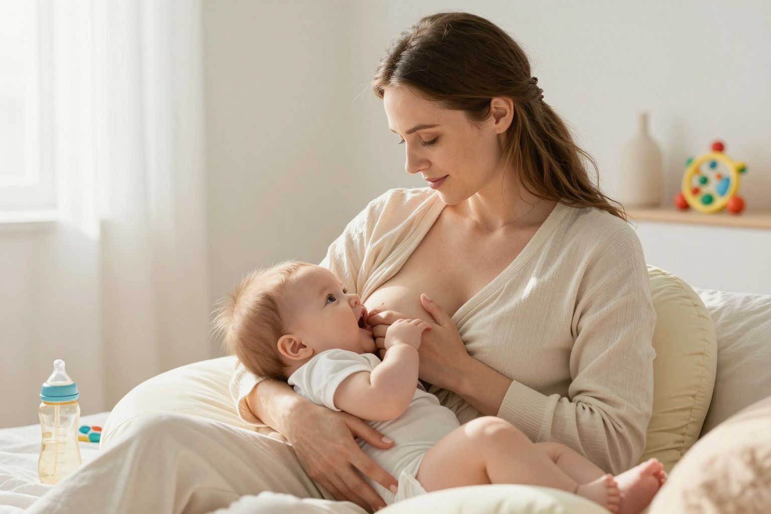 A mellápolás javítja a szoptatási élményt és kényelmet.