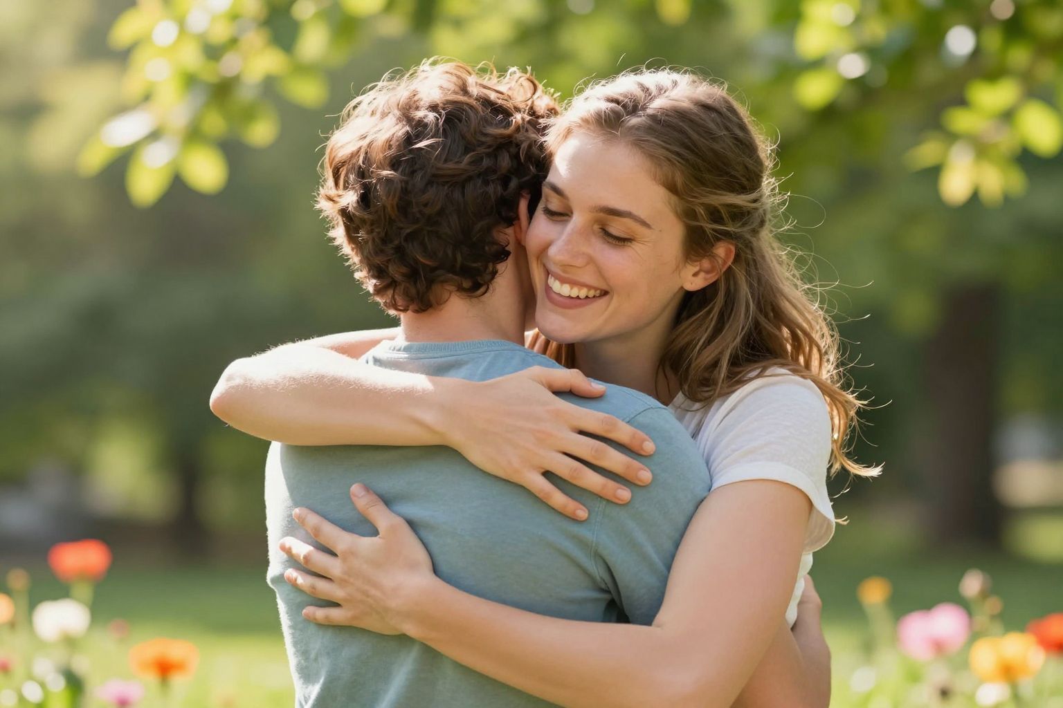 Az ölelés csökkenti a stresszt és fokozza a boldogságot.